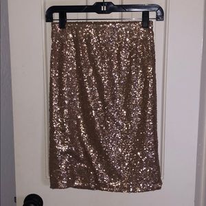 Sequin Pencil Skirt